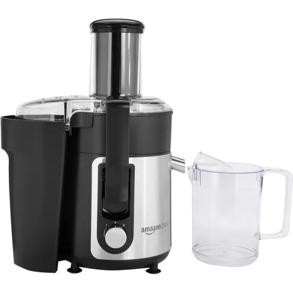 Amazon Basics WideMouth 2 speed centrifugal juicer Black 338 ounce  1000 MLAmazon Basics WideMouth 2 speed centrifugal juicer Black 338 ounce  1000 ML