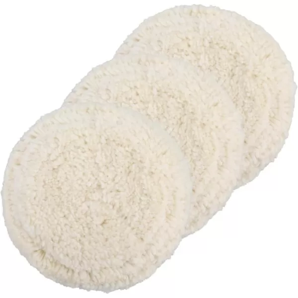 Amazon Basics Wool Buffing Pad for Compound Cutting and Polishing  8Inch 3PackAmazon Basics Wool Buffing Pad for Compound Cutting and Polishing  8Inch 3Pack
