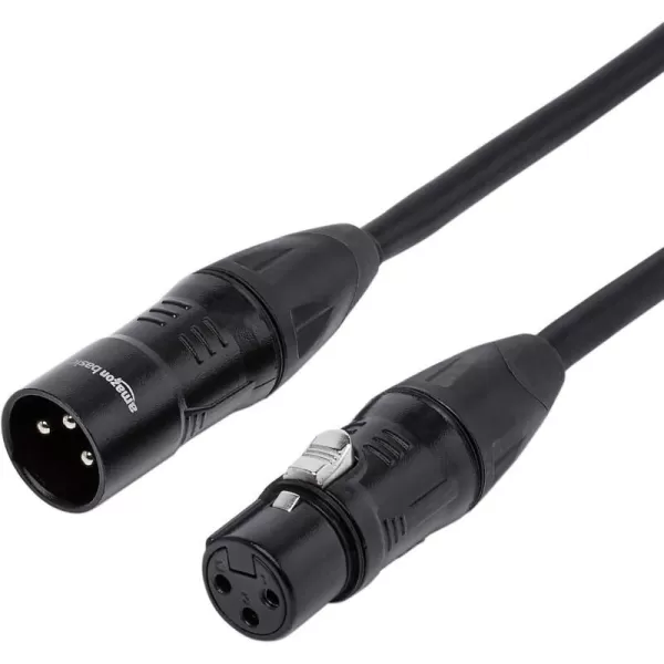 Amazon Basics XLR 4Conductor Star Quad Balanced Microphone Cable  6Foot Black6Foot Cable