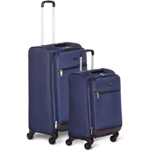 Amazon Basics suitcases Softside SpinnerNavy Blue