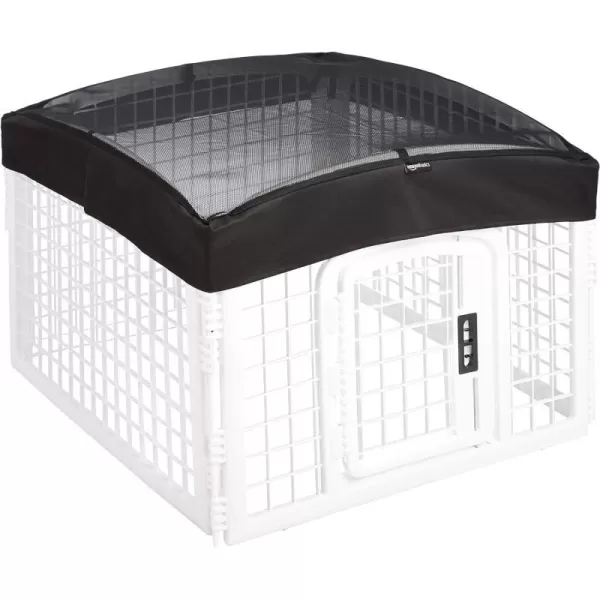AmazonBascis Plastic Pet Pen Mesh Fabric Top Cover 34Inch24Inch