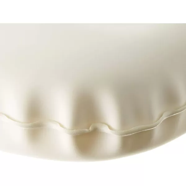 Amazon Basics Bath Tub Neck Pillow with Suction Cups Waterproof 3Panel Offwhite3Panel