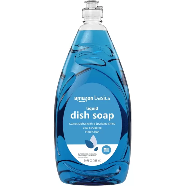 Amazon Basics Dish Soap Fresh Scent 30 fl oz Pack of 4Fresh