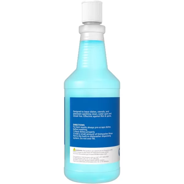 Amazon Basics Dishwasher Rinse Aid Liquid 32 Fl Oz Pack of 1