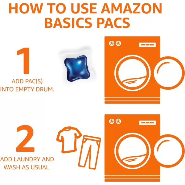 Amazon Basics Laundry Detergent Pacs Hypoallergenic Free ampamp Clear 120 Count Previously SolimoFresh
