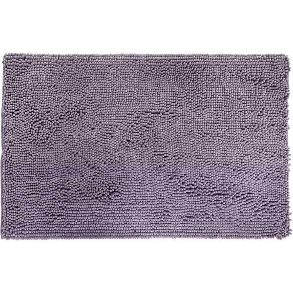 Amazon Basics NonSlip Microfiber Shag Bathroom Rug Mat 21quot x 34quot LavenderLavender
