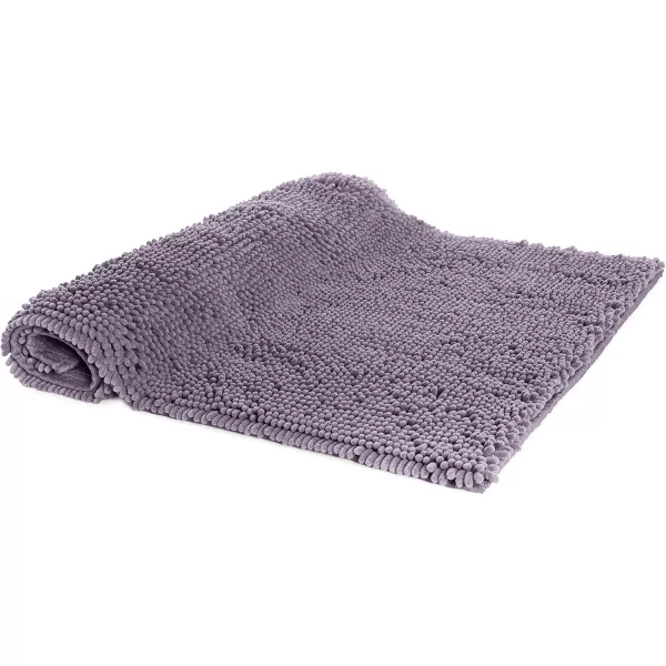 Amazon Basics NonSlip Microfiber Shag Bathroom Rug Mat 21quot x 34quot LavenderLavender
