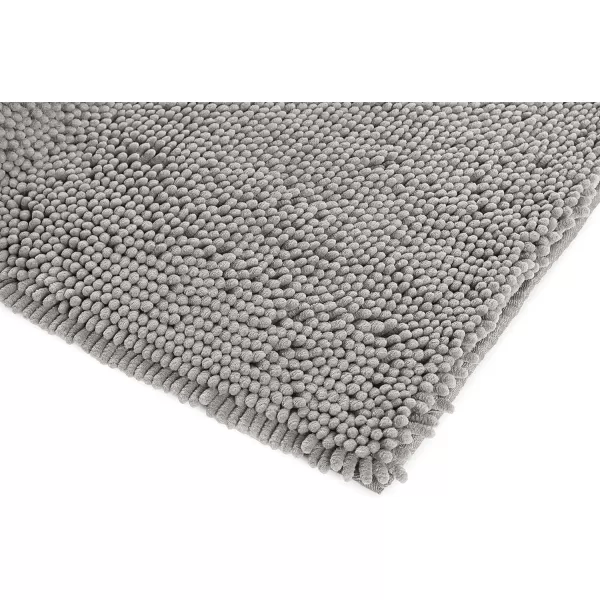 Amazon Basics NonSlip Microfiber Shag Bathroom Rug Mat 21quot x 34quot LavenderPlatinum