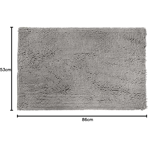 Amazon Basics NonSlip Microfiber Shag Bathroom Rug Mat 21quot x 34quot LavenderPlatinum