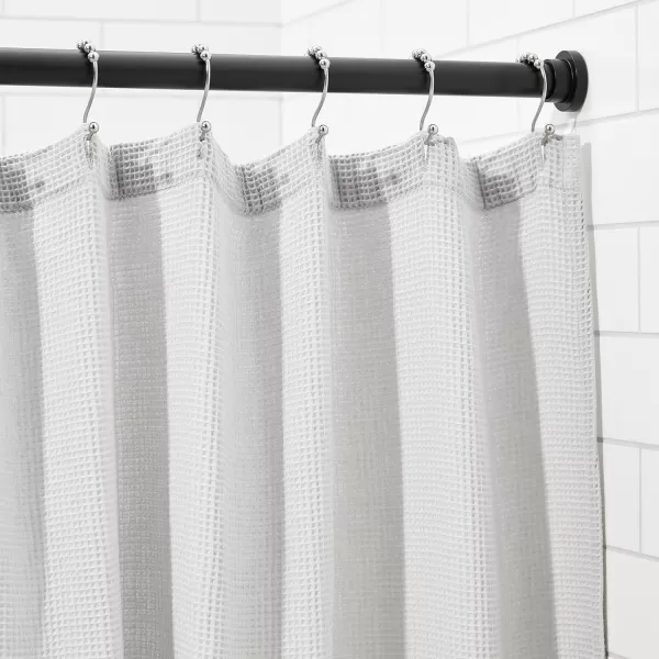 Amazon Basics Tension Curtain Rod Adjustable 5490quot Width  White Classic FinialBlack