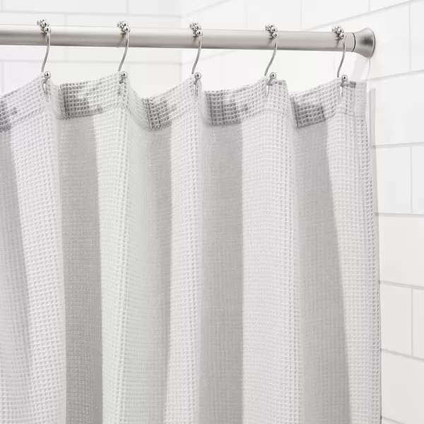 Amazon Basics Tension Curtain Rod Adjustable 5490quot Width  White Classic FinialNickel