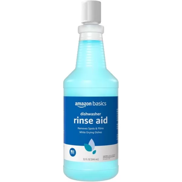 Amazon Basics Dishwasher Rinse Aid Liquid 32 Fl Oz Pack of 1