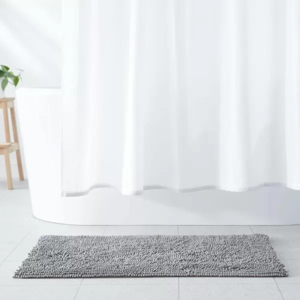 Amazon Basics NonSlip Microfiber Shag Bathroom Rug Mat 21quot x 34quot LavenderPlatinum