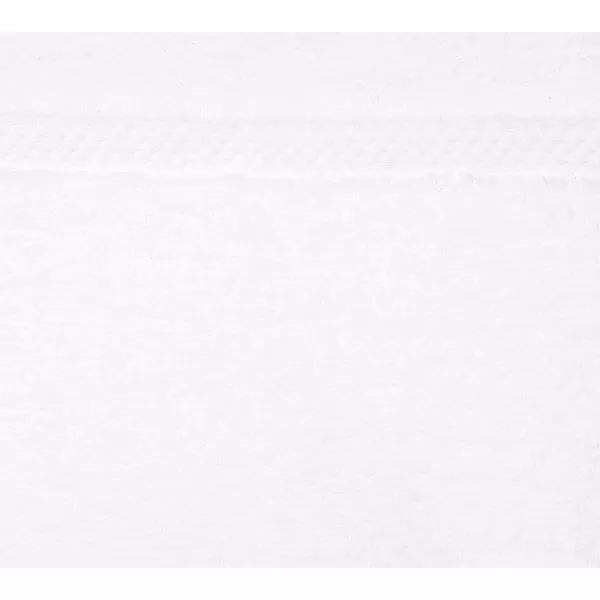 imageAmazon Basics  2 Piece QuickDry Oversize Bath Towel 100 Cotton Platinum 54quot x 30quotWhite