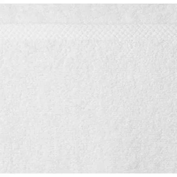 imageAmazon Basics  2 Piece QuickDry Oversize Bath Towel 100 Cotton Platinum 54quot x 30quotWhite