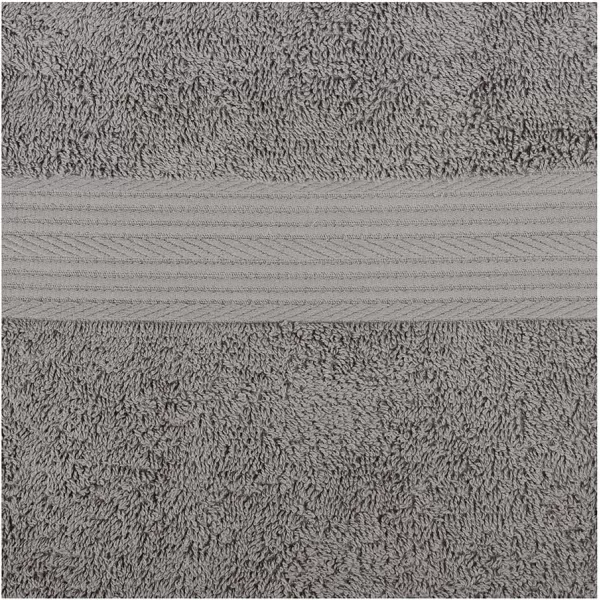 imageAmazon Basics 6 Piece Oversized Fade resistant Towel set 100 Cotton towels for bathroom soft and absorbent 2 Bath Towels 2 Hand Towels and 2 Washcloths bathroom towel set GrayGray