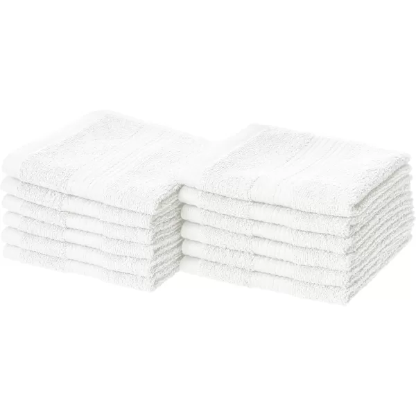 imageAmazon Basics 6 Piece Oversized Fade resistant Towel set 100 Cotton towels for bathroom soft and absorbent 2 Bath Towels 2 Hand Towels and 2 Washcloths bathroom towel set GrayWhite