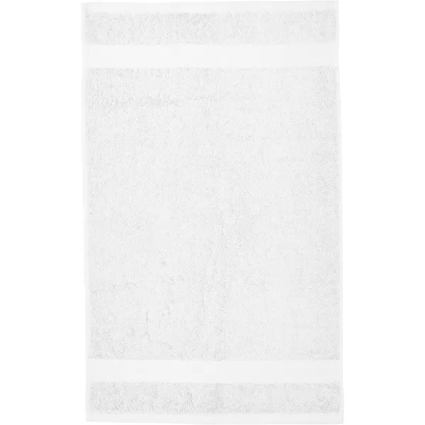 imageAmazon Basics 6 Piece Oversized Fade resistant Towel set 100 Cotton towels for bathroom soft and absorbent 2 Bath Towels 2 Hand Towels and 2 Washcloths bathroom towel set GrayWhite
