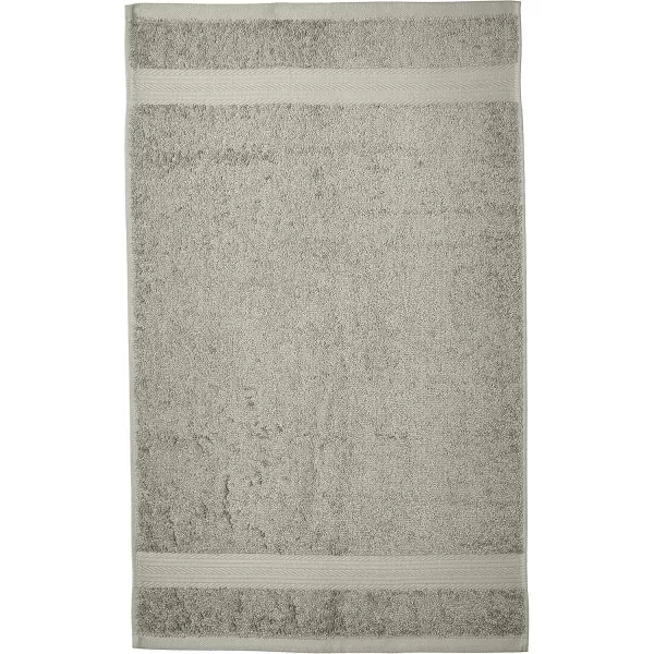 imageAmazon Basics 6 Piece Oversized Fade resistant Towel set 100 Cotton towels for bathroom soft and absorbent 2 Bath Towels 2 Hand Towels and 2 Washcloths bathroom towel set GrayGray