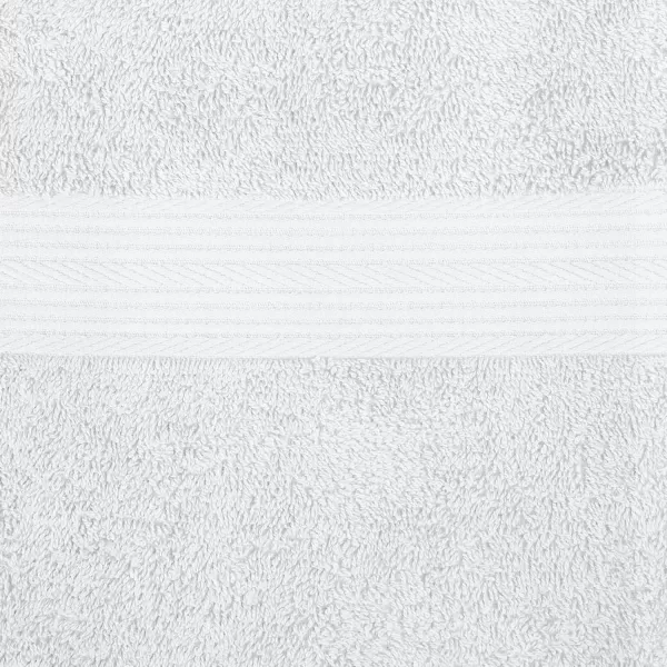 imageAmazon Basics 6 Piece Oversized Fade resistant Towel set 100 Cotton towels for bathroom soft and absorbent 2 Bath Towels 2 Hand Towels and 2 Washcloths bathroom towel set GrayWhite