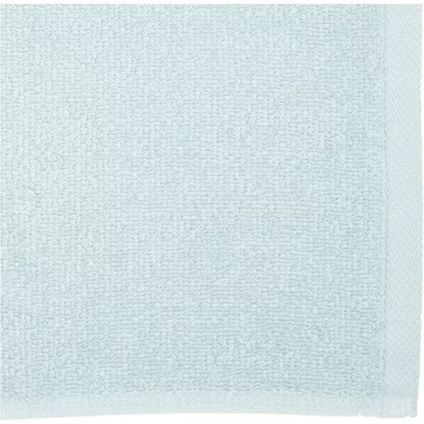 imageAmazon Basics face Towels for bathroom 100 Cotton Extra Absorbent washcloth Fast Drying salon towel  24 Pack Gray 12 x 12 inchesIce Blue