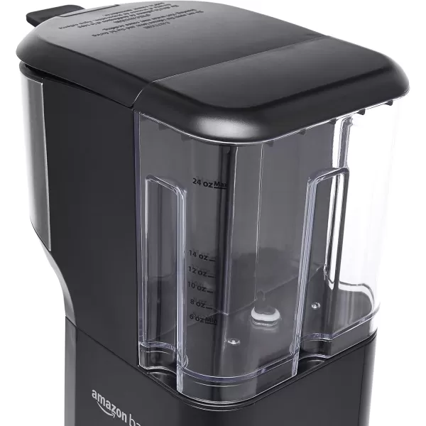 imageAmazon Basics Drip Coffee Maker with Dual Brewing Mode Auto Shutoff EasytoClean Removable Drip Tray 14 Oz Black and Stainless Steel 1200W 598quotD x 944quotW x 1417quotHStandard