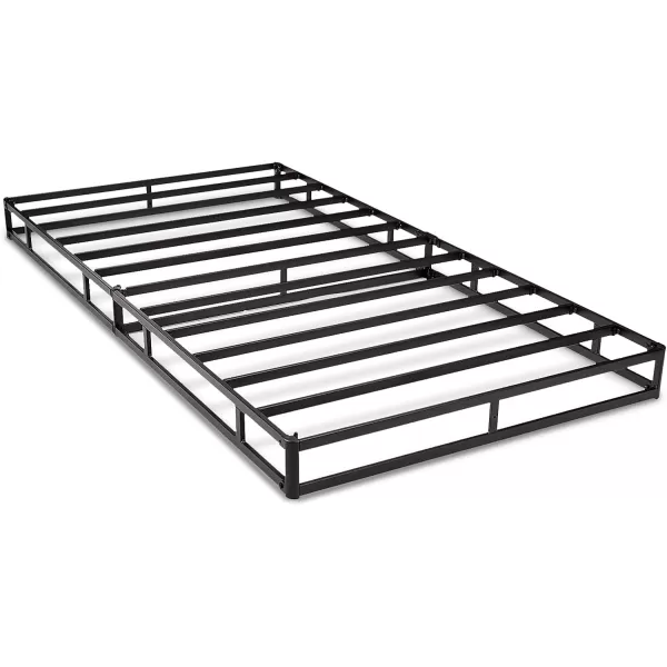 imageAmazon Basics Smart Box Spring Supportive Bed Base Extra Firm Memory Foam Mattress Foundation ToolFree Easy Assembly King White 79 x 755 x 7 inchesTwin XL