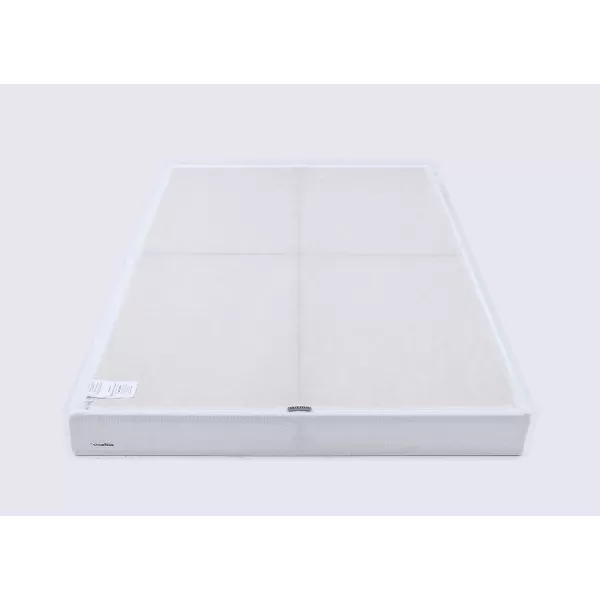 imageAmazon Basics Smart Box Spring Supportive Bed Base Extra Firm Memory Foam Mattress Foundation ToolFree Easy Assembly King White 79 x 755 x 7 inchesTwin XL