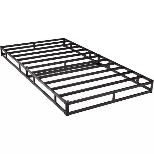 imageAmazon Basics Smart Box Spring Supportive Bed Base Extra Firm Memory Foam Mattress Foundation ToolFree Easy Assembly King White 79 x 755 x 7 inchesTwin XL