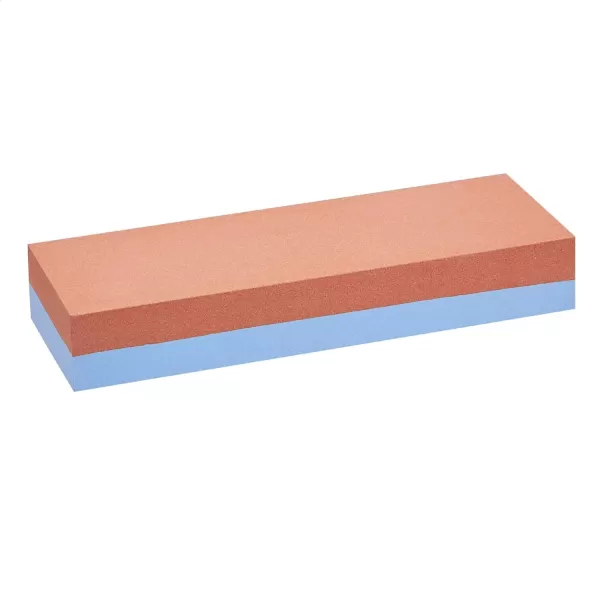 imageAmazon Basics Whetstone Knife Sharpening Wet Stone Dual Sided 4001000 and 30008000 Grit Stones Flattening Stone and NonSlip Bamboo Base 3 Count Pack of 1 Black ampamp GreyGrit 4001000