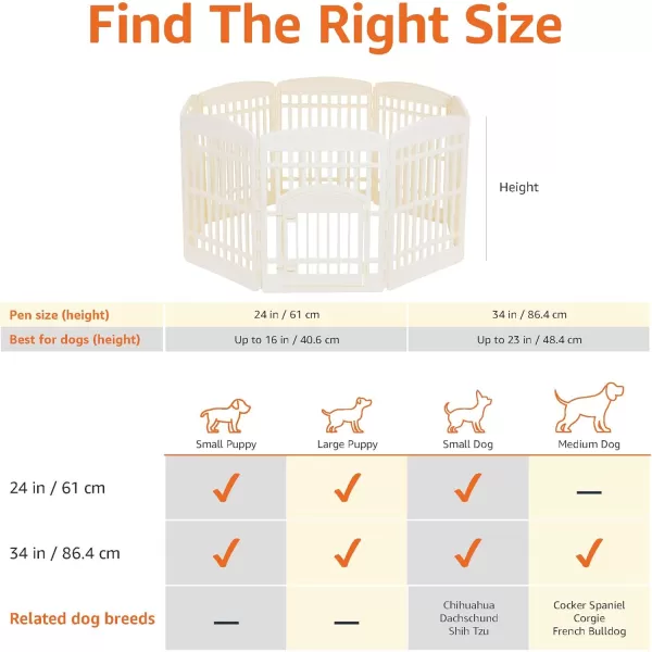 imageAmazon Basics 8Panel Octagonal Plastic Pet Pen Fence Enclosure With Gate 59 x 58 x 28 Inches GreyBeige