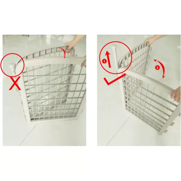 imageAmazon Basics 8Panel Octagonal Plastic Pet Pen Fence Enclosure With Gate 59 x 58 x 28 Inches Greyblack