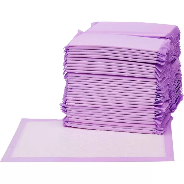 imageAmazon Basics Cat Pad Refills for Litter Box Fresh Scent Pack of 40 Purple and WhiteLemon