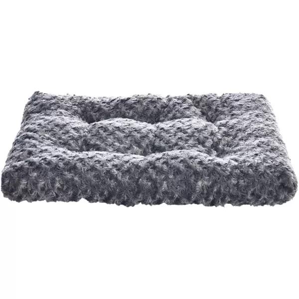 imageAmazon Basics Cat and Dog Bed Machine Washable Plush Pet Bed and Crate Pad Small Indoor 29 x 21 x 3 Inches Gray230L x 180W x 25Th