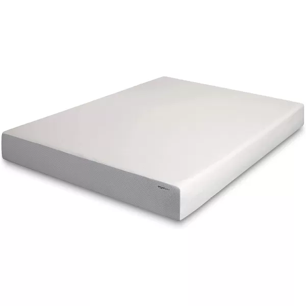 imageAmazon Basics Memory Foam Plush Mattress Queen WhiteGrey 80 x 60 x 8 inchesFull