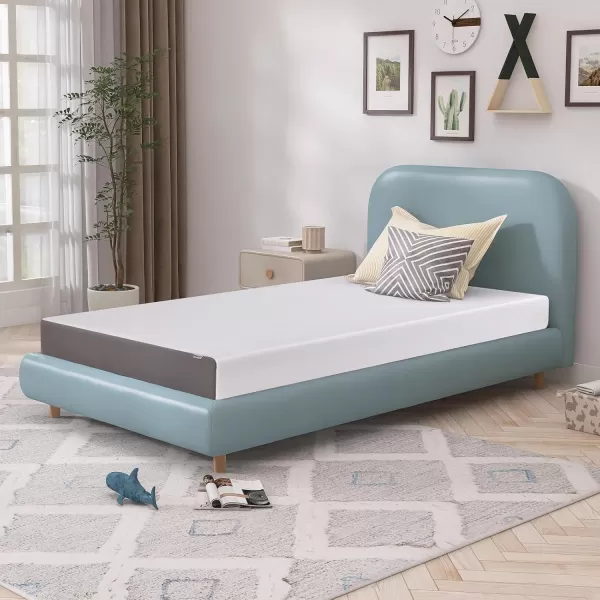 imageAmazon Basics Memory Foam Plush Mattress Queen WhiteGrey 80 x 60 x 8 inchesTwin
