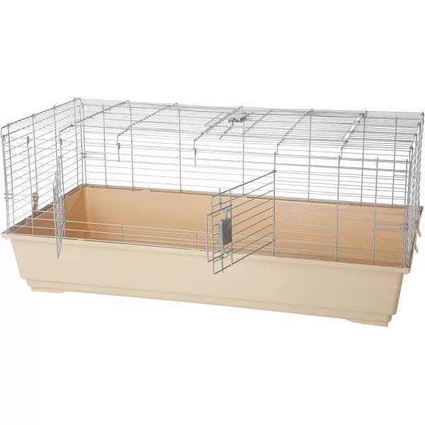 imageAmazon Basics Top Access Small Animal Ferret Cage Habitat With Accessories Jumbo Multicolor 486quotL x 266quotW x 206quotH486L x 266W x 206H