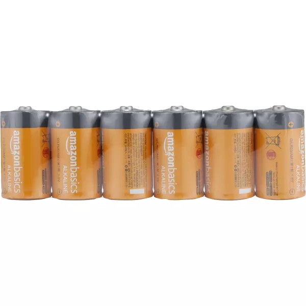 imageAmazon Basics  12 Pack D Cell AllPurpose Alkaline Batteries 5Year Shelf Life 96 Count 8 Packs of 1212 Count Pack of 8