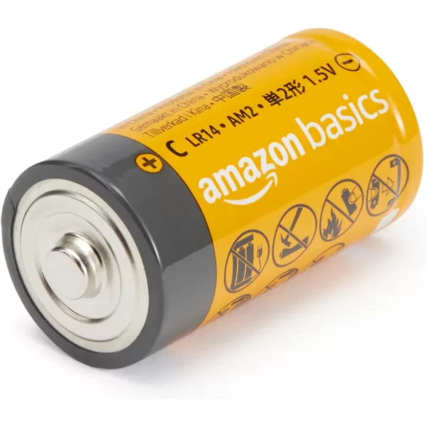 imageAmazon Basics 12Pack C Cell Alkaline AllPurpose Batteries 15 Volt 5Year Shelf Life12 Count CLR14
