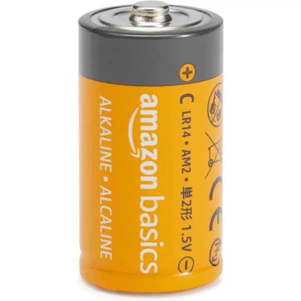imageAmazon Basics 12Pack C Cell Alkaline AllPurpose Batteries 15 Volt 5Year Shelf Life12 Count CLR14