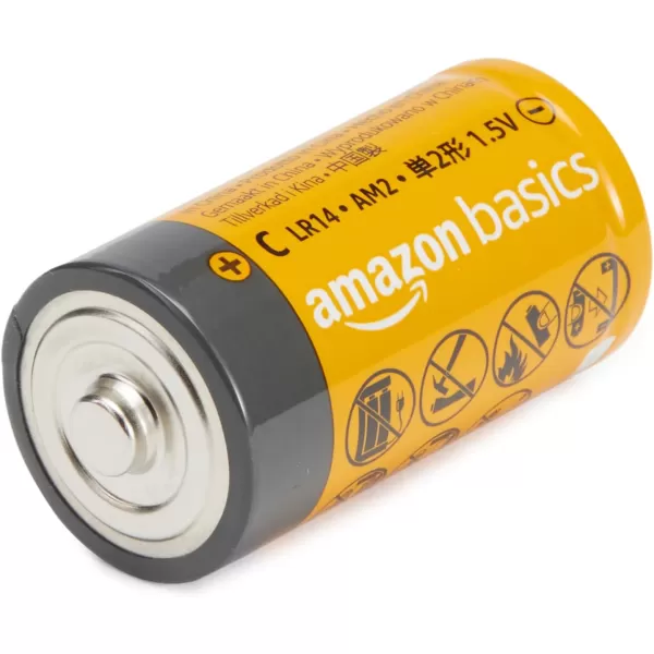 imageAmazon Basics 12Pack C Cell Alkaline AllPurpose Batteries 15 Volt 5Year Shelf Life24 Count CLR14