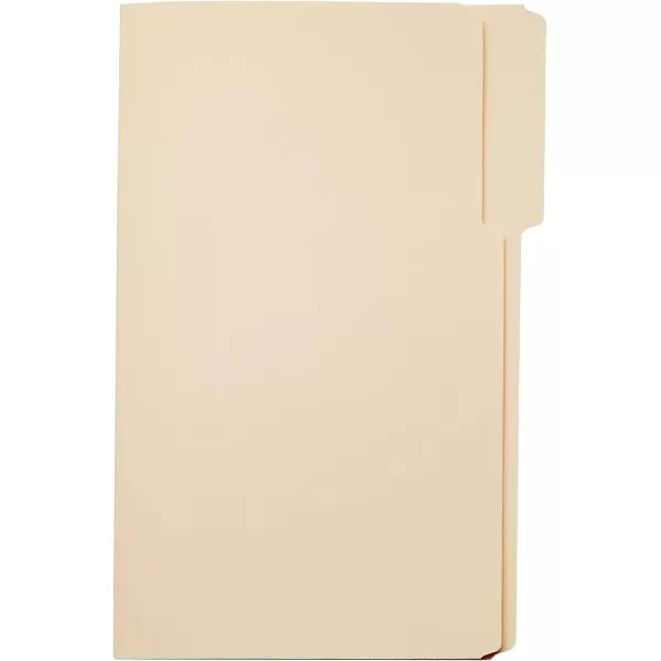 imageAmazon Basics 13Cut Tab Assorted Positions File Folders Letter Size Manila  Pack of 100Manila