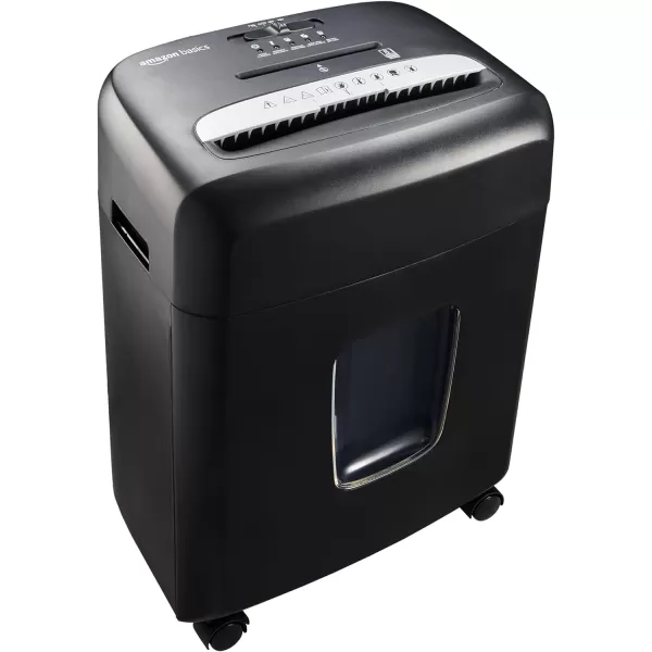 imageAmazon Basics 150 Sheet Autofeed Micro Cut Paper Credit Card Shredder for Security Black8 Sheet