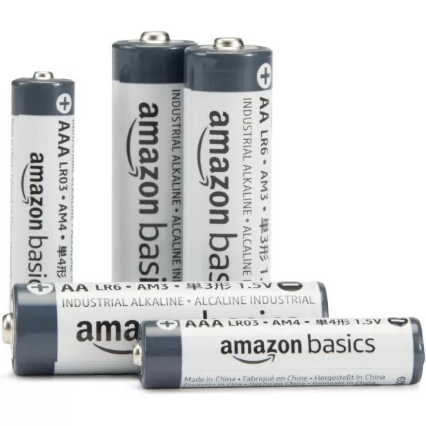 imageAmazon Basics 150Pack AA Alkaline Industrial Batteries 15 Volt 510 Year Shelf Life150 Count Pack of 1