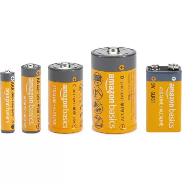 imageAmazon Basics 24 Count AA ampamp AAA HighPerformance Alkaline Batteries Value Pack  12 Double AA Batteries and 12 Triple AAA Batteries108 Count Pack of 1