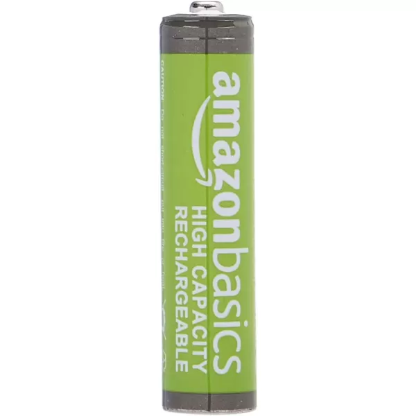 imageAmazon Basics 24Pack Rechargeable AAA HighCapacity NiMH Batteries 850 mAh Recharge up to 500x Times PreCharged16 Count Pack of 1