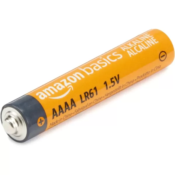 imageAmazon Basics 4Pack AAAA Alkaline HighPerformance Batteries 15 Volt 3Year Shelf Life4 Count Pack of 1