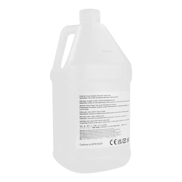 imageAmazon Basics All Purpose Washable School Clear Liquid Glue  Great for Making Slime 1 GallonClear