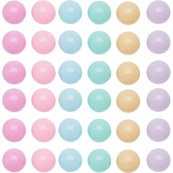 imageAmazon Basics BPA Free CrushProof Plastic Ball Pit Balls with Storage Bag for Toddlers Kids 12 Months Play Pack of 1000 Balls 6 Bright Colors6 Pastel Colors