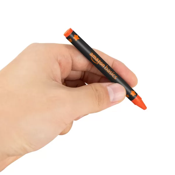 imageAmazon Basics Crayons with Sharpener 128 Count 2 Pack of 64